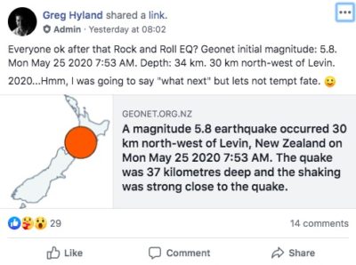 tremblement de terre seisme nouvelle zelande